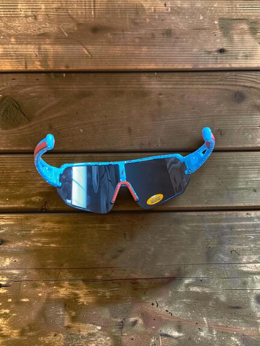NEW Semi-Rimless Shield Sunglasses - Picture 4 of 6